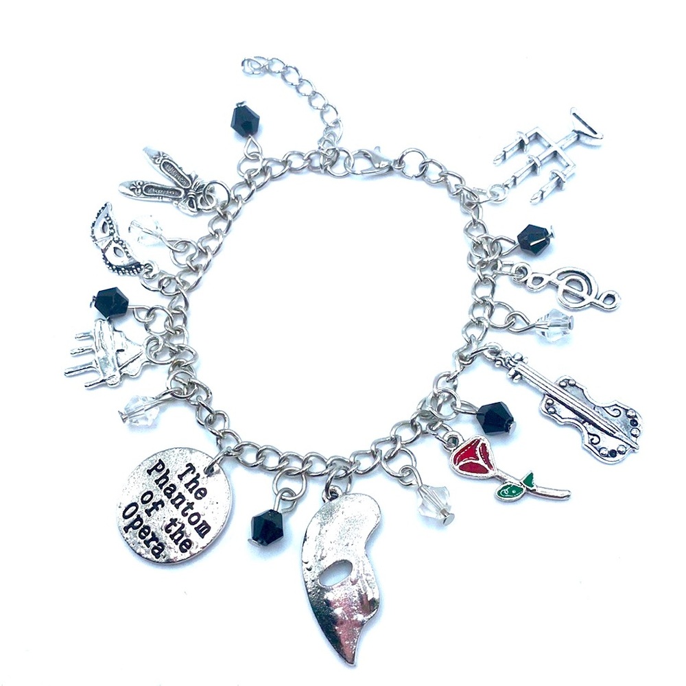 The Phantom of the Opera Charm Bracelet  Broadway Musical